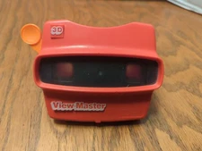 Vintage 3D View Master Viewer Red Classic Viewmaster Toy Slide Viewer USA