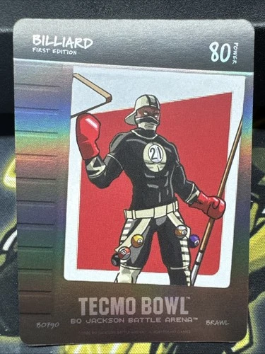 2026 Bo Jackson Battle Arena Tecmo Bowl Billard Brawl Blow On It BO790