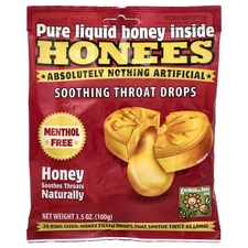 Soothing Throat Drops, Honey, 20 King Size Drops, 3.5 oz (100 g)