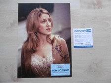 Sarah Jessica Parker Autogramm signed A4 Lobbycard "Wenn Lucy Springt" ACOA