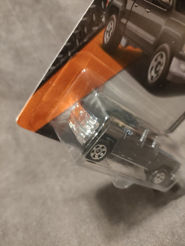 2016 MATCHBOX 2014 CHEVY SILVERADO 1500 Pickup Truck Silver MBX Construction - Picture 2 of 5