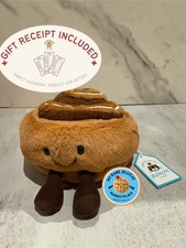 *Very Rare* Jellycat Amuseables Cinnamon Bun - Brand New W/Tags (Harrods)