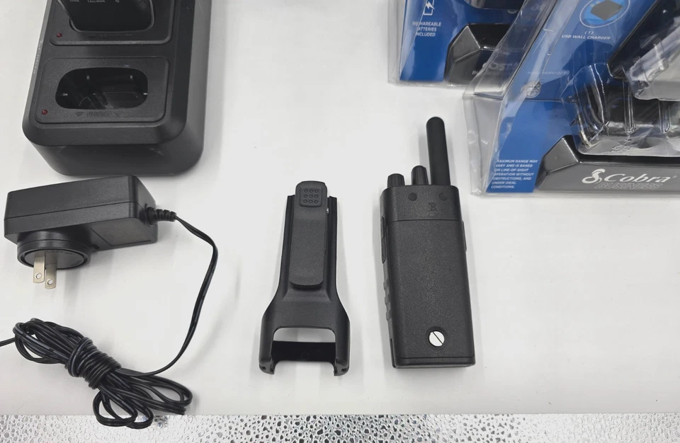 Cobra PX655-BCH6 6-pack Pro Business Radios W/ Charging Dock + 6 NEW PX500 - Image 4 of 4