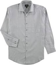 Alfani Mens Performance Stretch Button Down Dress Shirt