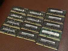 [Lot 13] Mixed Brands 4GB 2Rx8 12800S/14900S DDR3 Laptop SODIMM RAM Memory