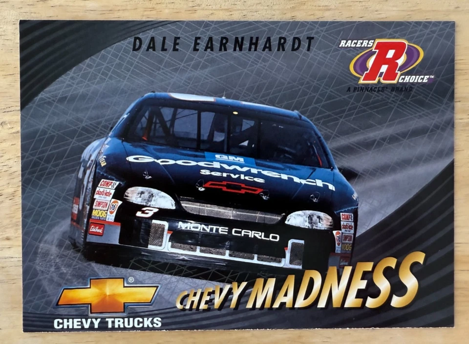 1997 Pinnacle Racers Choice Chevy Madness Jumbo 5 Card Set Gordon Earnhardt - Image 3 of 4