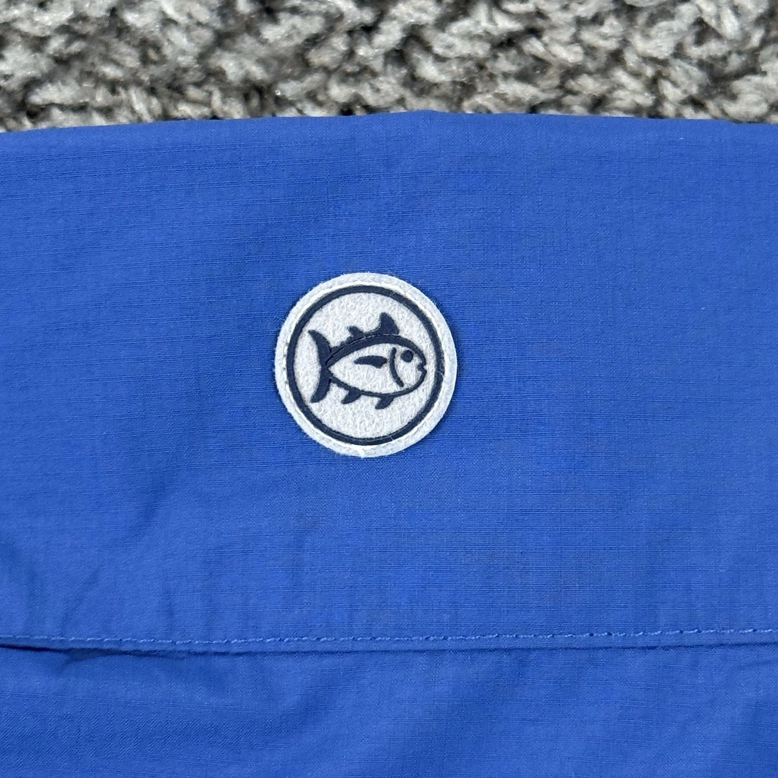 Southern Tide Mens Cas Abo Fleece Lined Full-Zip Vest 7499 Blue Large Kiawah - product detail image 4