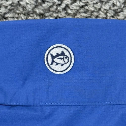 Southern Tide Mens Cas Abo Fleece Lined Full-Zip Vest 7499 Blue Large Kiawah image 4