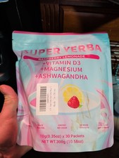 Yerba Mate Instant Tea Powder Raspberry Lemon Probiotics Prebiotics