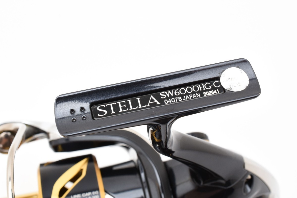Shimano 20 Stella SW 6000HG Spinning Reel Near Mint From