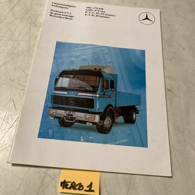 Mercedes Benz 4X2 Truck Technical Data Catalog