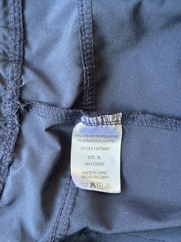 Pantalones Médicos Azul Real XL con Bolsillos y Corbata Foto 3 de 3