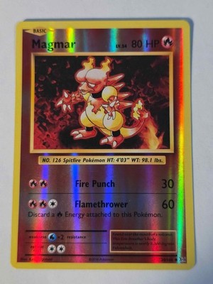 Magmar 20/108 Uncommon Evolutions Pokemon REVERSE HOLO NM/M