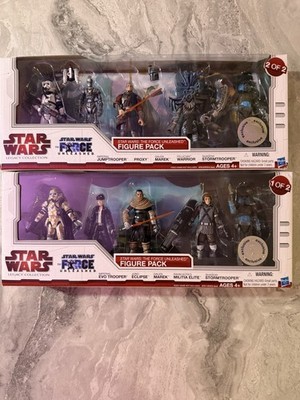 Hasbro Star Wars Legacy Collection The ForceUnleashed Action Figure Pack 1 and 2