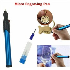 Electric Micro Engraver Pen DIY Engraving Tool Kit for Jewelry Wood Glass Met