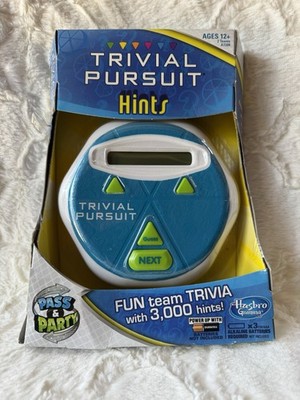 Hasbro Trivial Pursuit Hints Game Electronic Handheld Game Display Pass & Play
