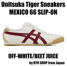 Onitsuka Tiger Sneaker MEXICO 66 SLIP-ON 1183A360.131 OFF-WHITE / BEET JUICE