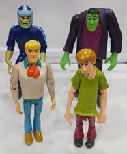 Scooby Doo Figure Lot Shaggy, Fred, Frankenstein,  Phantom Racer