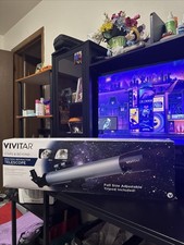 Vivitar Refractor Telescope With Tripod 60x/120x Model VIV-TEL-50600. Open Box