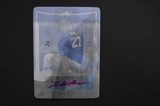 Luken Baker 2014 Leaf Perfect Game National Cyan Plate 1/1 #A-LB1 Autograph