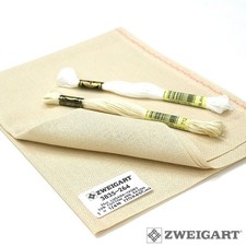 Zweigart Fabric 25ct Lugana Ivory 3835-264 140cm wide 