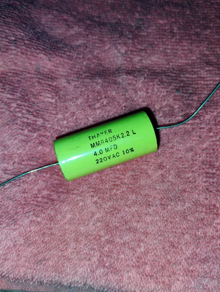 CONDENSADORES A GRANEL BARATOS 220V AC Thayer MMR405K2.2 L Película de Poliéster 4.0MFD  Foto 3 de 4