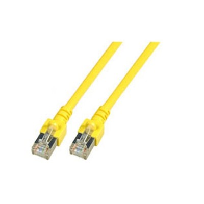 Dönges Patchkabel Cat. 5e 2xRJ45 F/UTP, 0,5 m, gelb (Datenkommunikation)