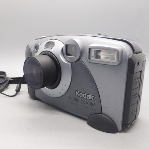 Kodak Digital Camera EasyShare DC280 Zoom 2.0MP Silver Tested - Picture 2 of 7