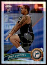 2011 Topps Chrome Refractors Mike Pouncey #66