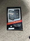 Vintage 1980s Meet Players Cigarette Tin Sign Black Pack Advertising 9x13