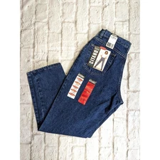 NWT Vintage Gitano Jeans Unworn Dark Wash Blue Cotton Denim Mom Jeans 14 Petite