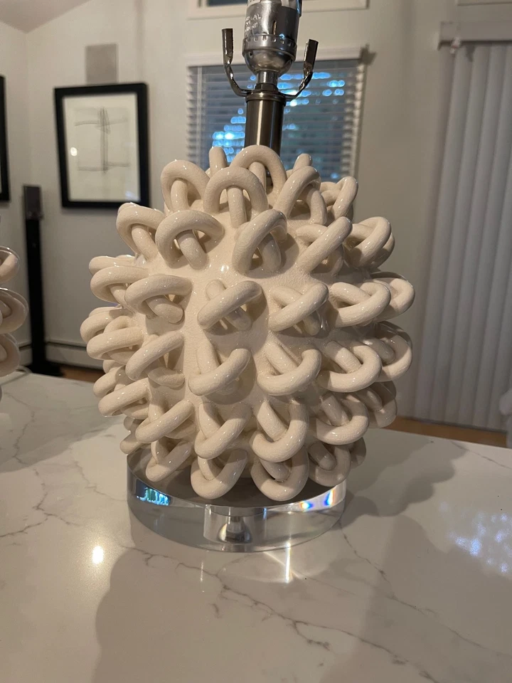 Par de lámparas de mesa/lámparas de noche/diseño contemporáneo Jamienne 23" para exteriores  Foto 3 de 4