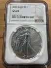 2026 Silver Eagle Dollar $1 - NGC MS 69