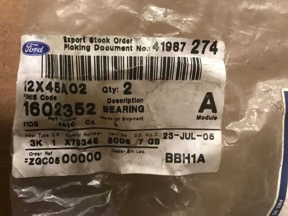 Ford Propshaft Bearing Assy Part No 1602352 - Image 4 of 4