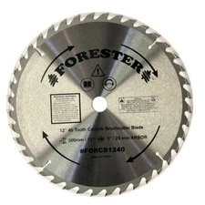 Forester 40 Tooth Carbide Tip Brush Cutter Blade - 12" x 1" / 20mm Arbor