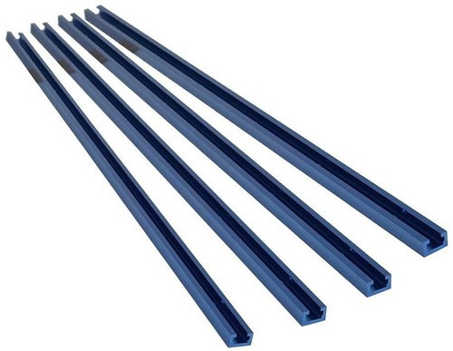 Powertec 36 inch Double Cut Aluminum Universal T-Track 4 Pack Workbench Jig Tool - Picture 9 of 12