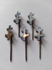 lot 5 insignes broches  Libération France Paris 1944 Croix de Lorraine US ww2