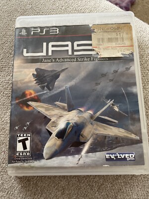 Jane's Advanced Strike Fighters Playstation 3 PS3 Tested No Manual READ