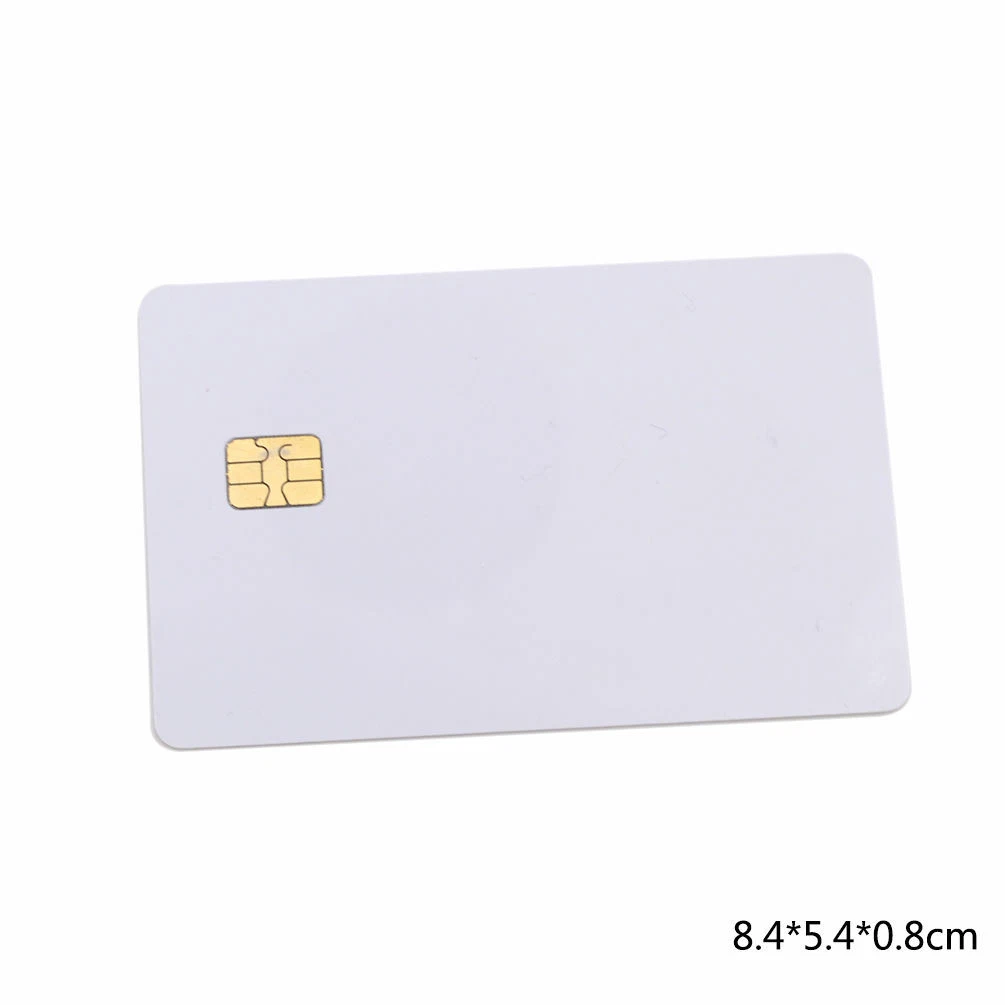 5pcs Blank Inkjet Printable PVC Card with SLE4442 Chip Smart Contact IC Card  | eBay
