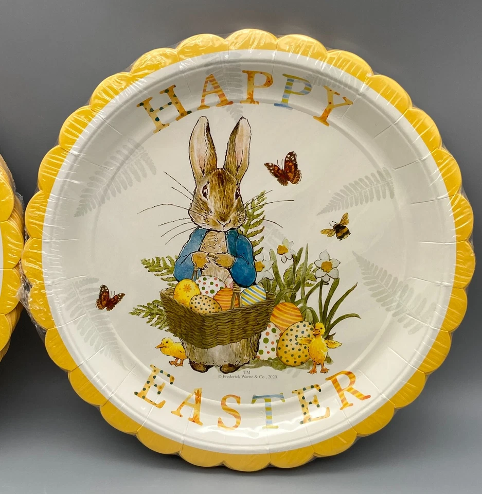 Peter Rabbit Easter Napkins and Plates 32 each Beatrix Potter by Meri Meri New - Image 2 of 4