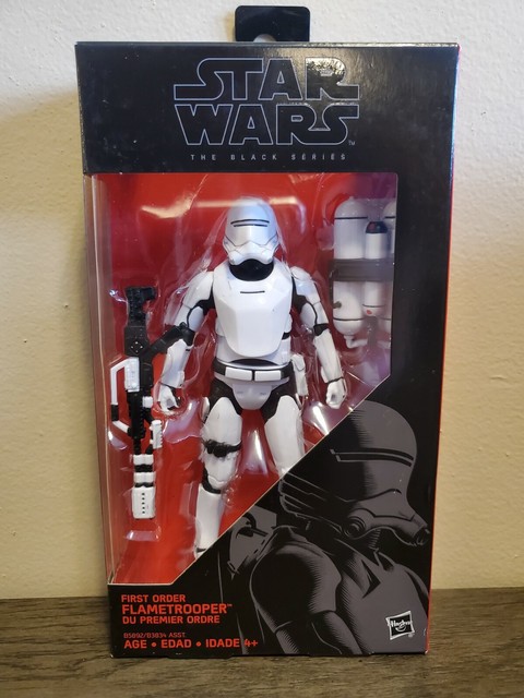 Hasbro Star Wars The Black Series 6 inche First Order Flametrooper Action Figure - B5892AS0 for