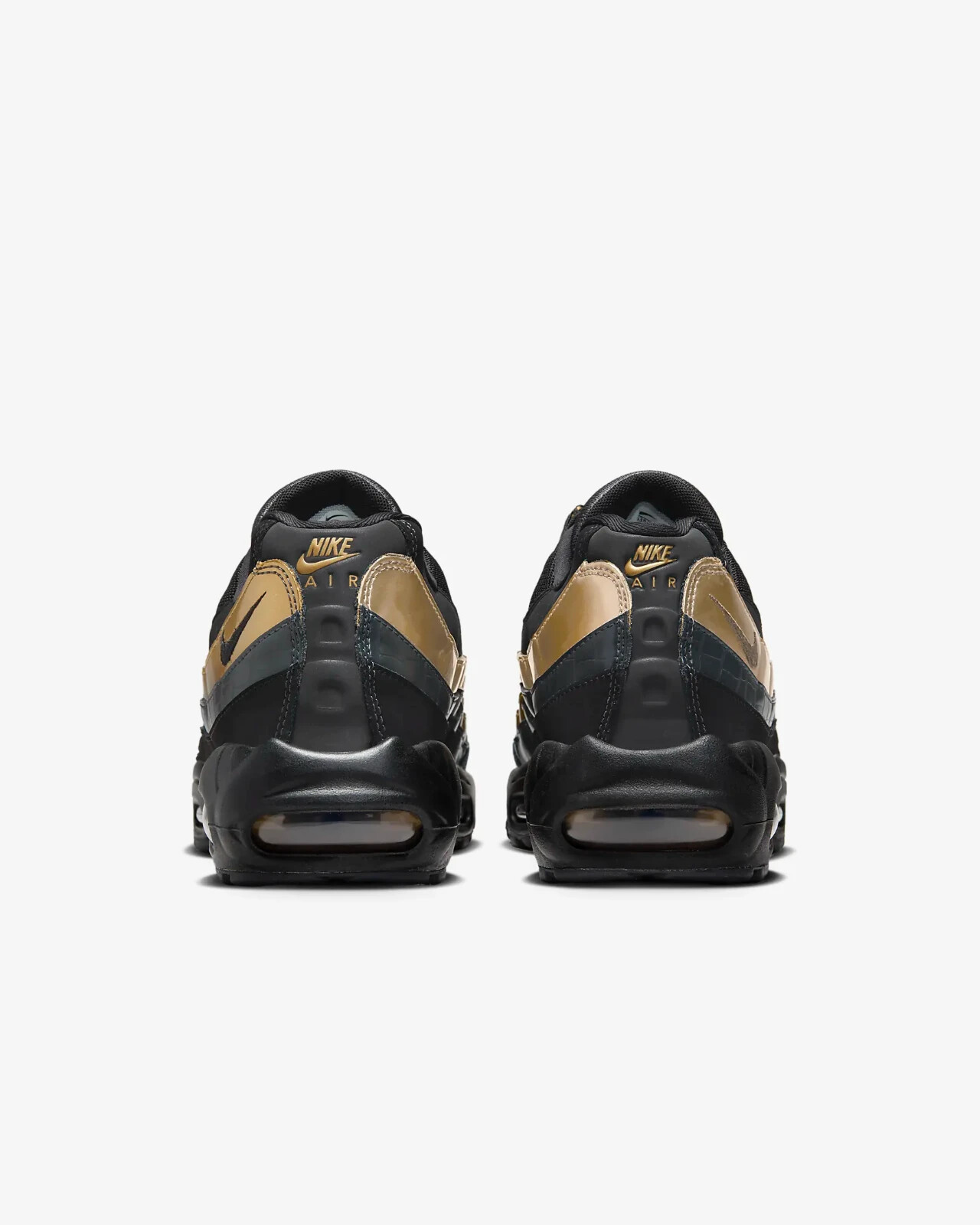 Nike Air Max 95 PRM US 15 Men's Black Gold Grey Anthracite Retro  538416 007 New thumbnail 19