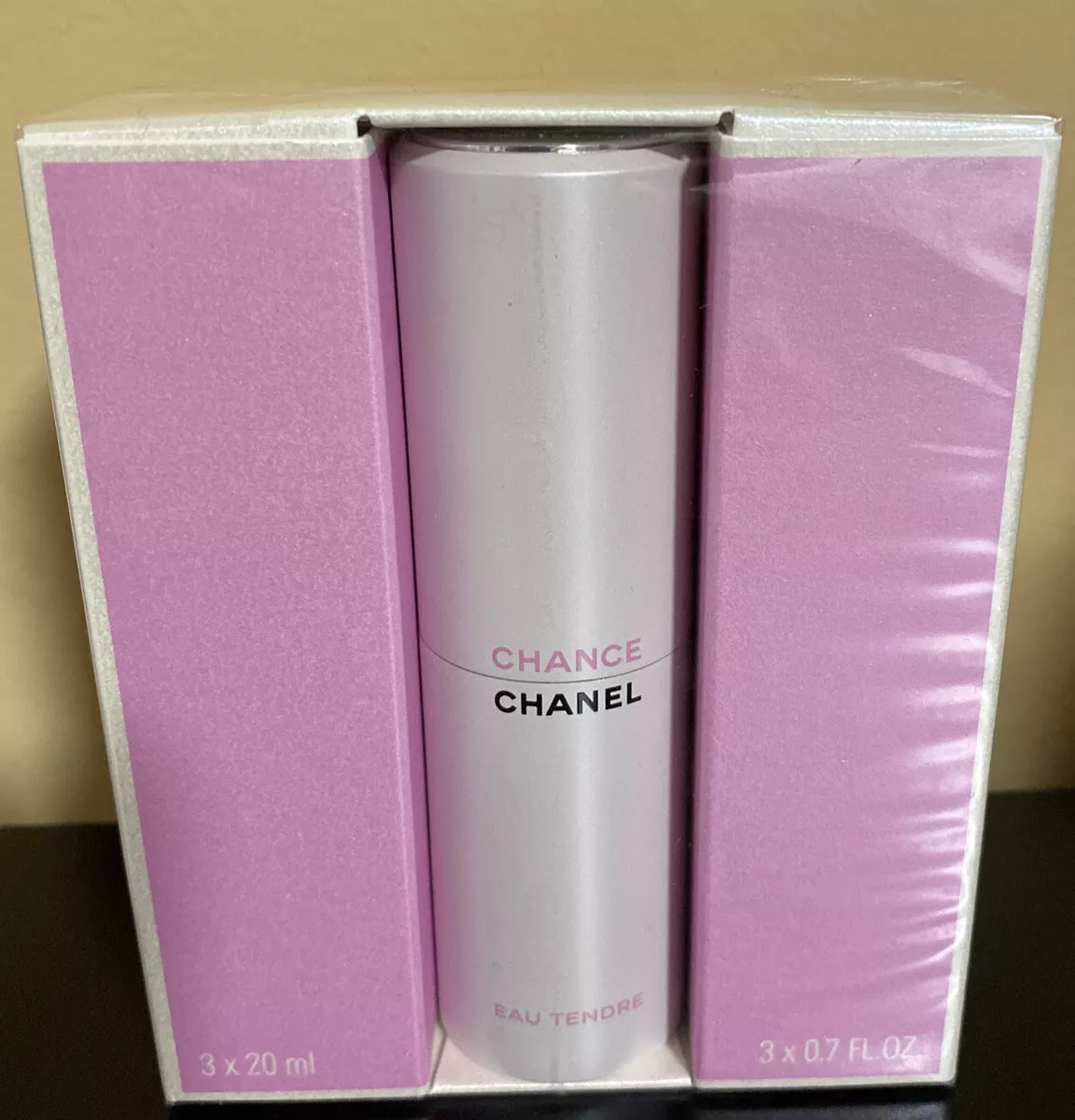 CHANEL CHANCE EAU TENDRE Twist &amp; EDT Set 3 X 0.7 Oz NEW SEALED | eBay