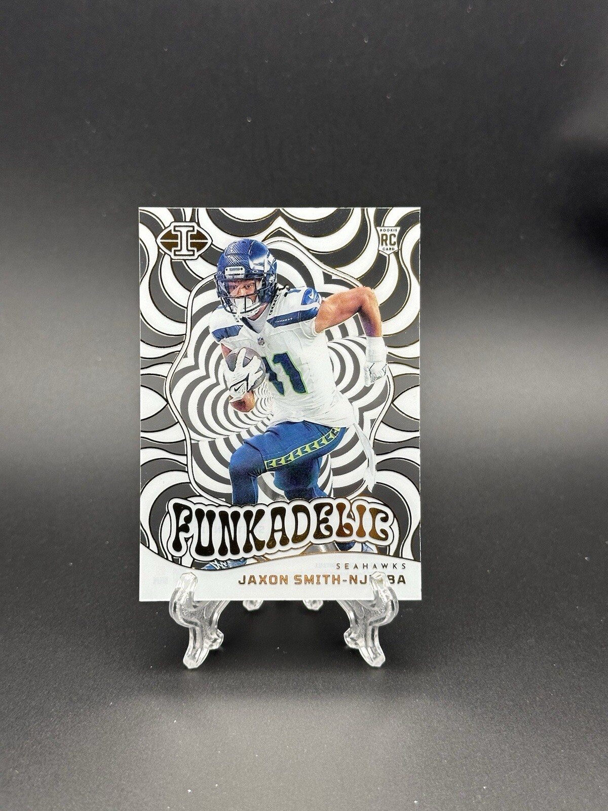 Jaxon Smith-Njigba Rookie Card #16 2023 Panini Illusions Funkadelic Seahawks