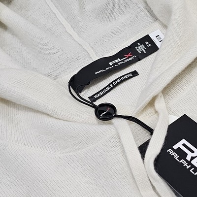 rlx washable cashmere hoodie