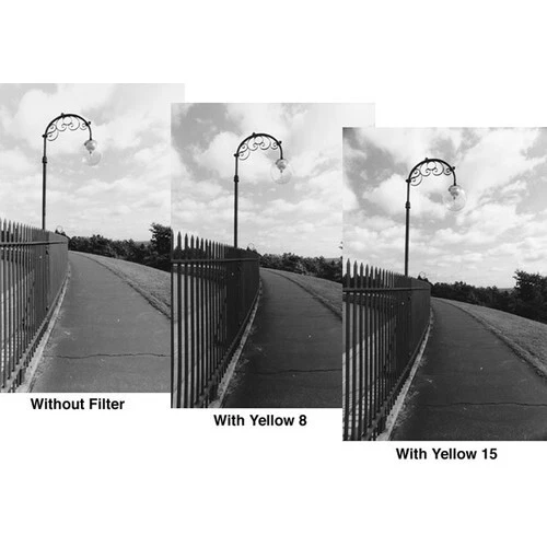 Tiffen 52mm Deep Yellow #15 Glass Filter for Black & White Film 52DY15 - Image 2 of 3