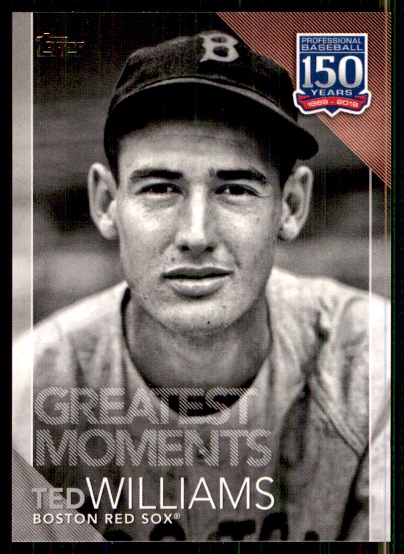 2019 Topps 150 Years of Professional Baseball Ted Williams Boston Red Sox