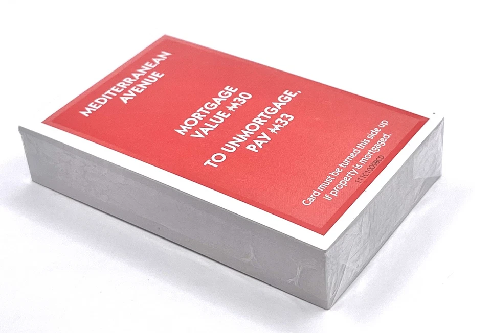 Monopoly Card Decks Complete Set Property Title Deed Chance Community Chest NEW - Image 2 of 4