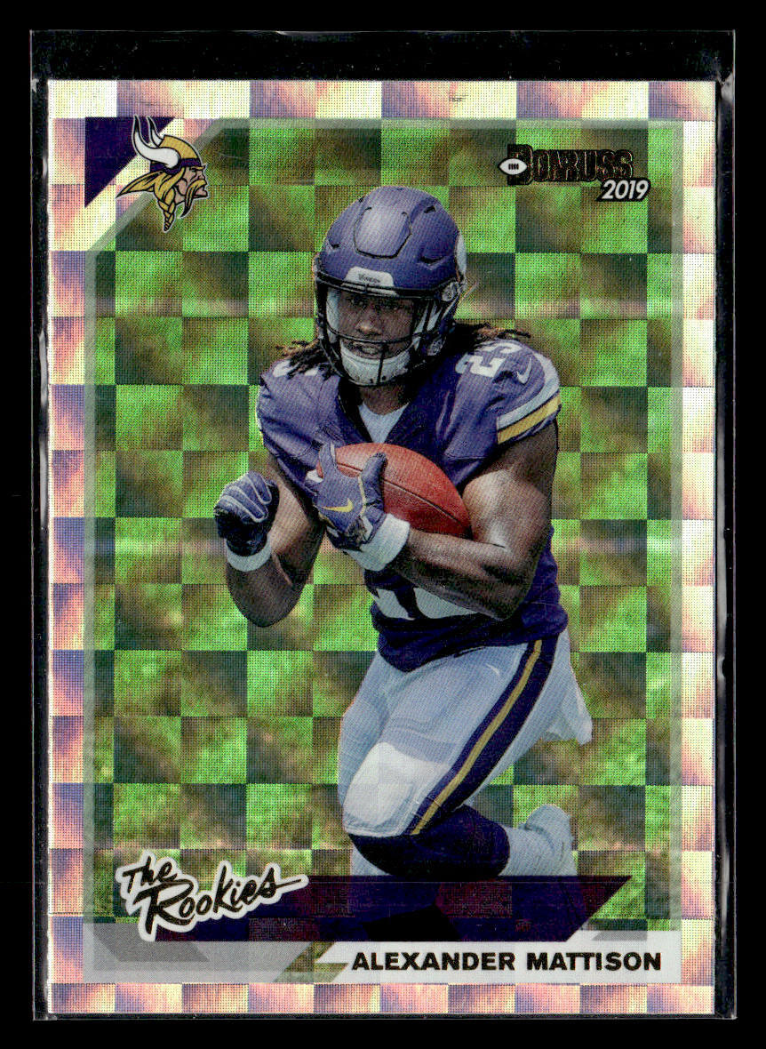 2019 Donruss #TR-31 Alexander Mattison The Rookies Card Minnesota Vikings