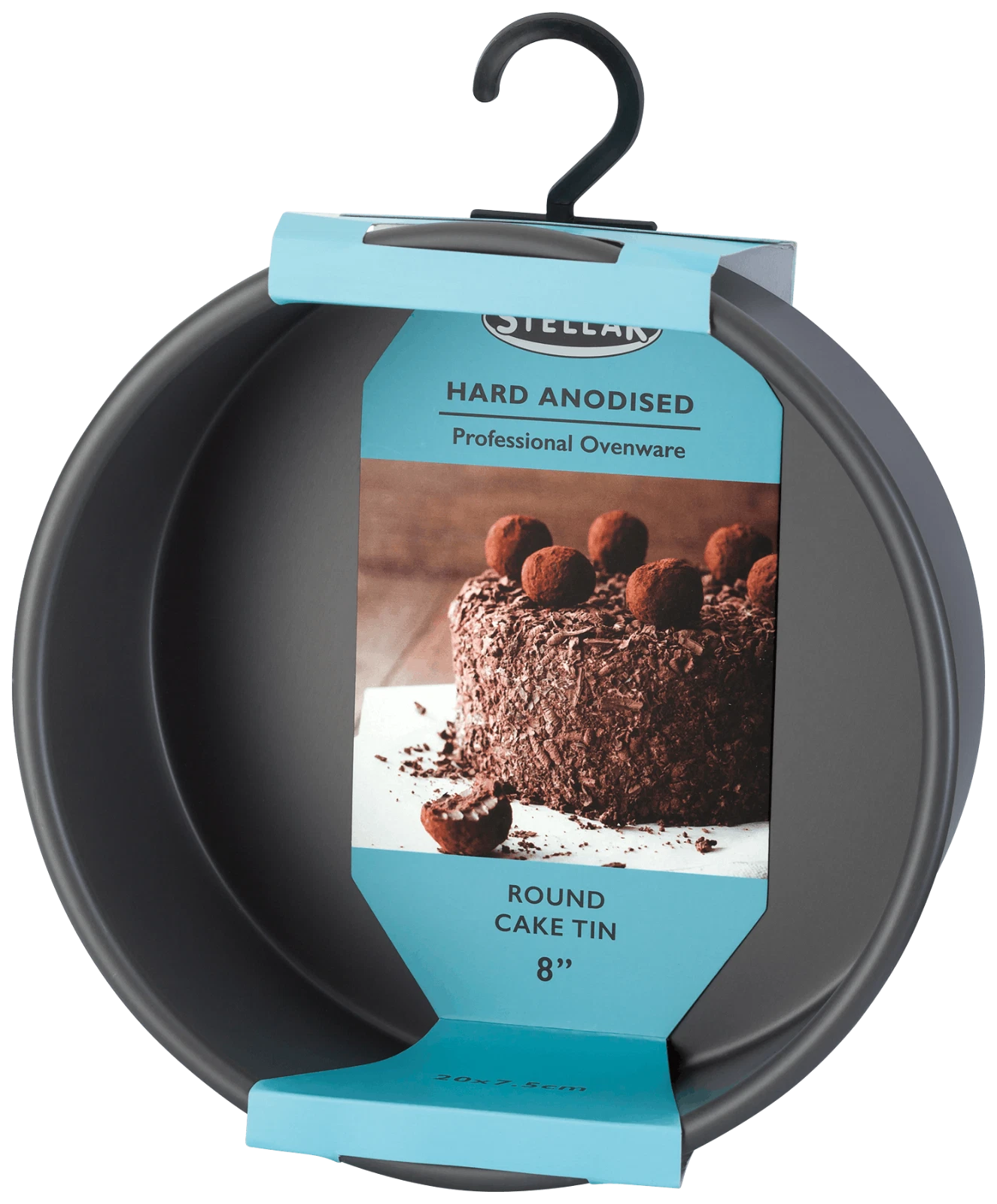 Stellar Hard Anodised, 8"/20cm Round Cake Tin